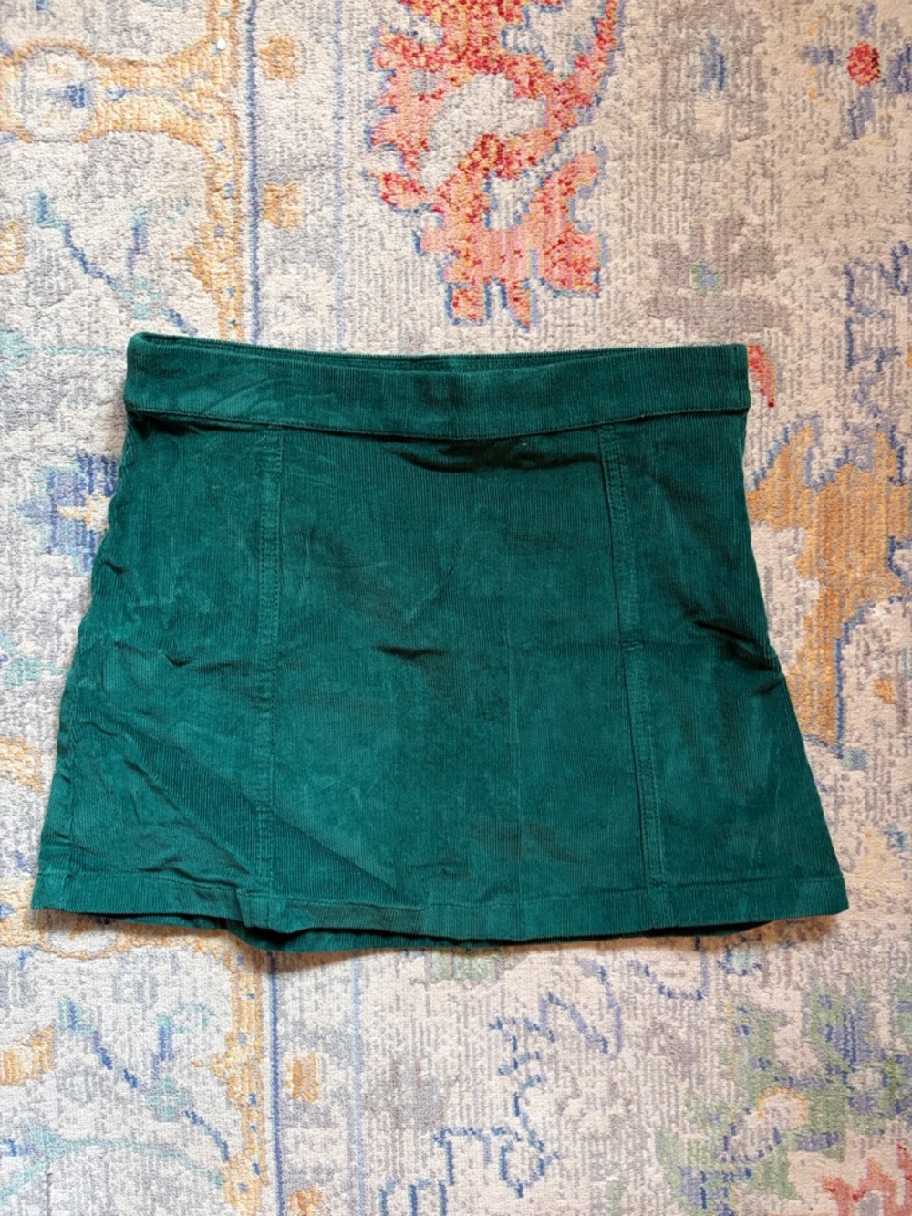 Crewcuts Emerald Green Corduroy Mini Skirt